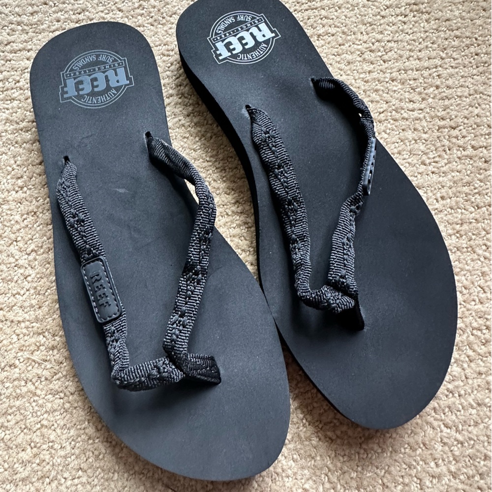 Reef Classic Black Sandals